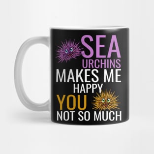 Sea urchin Happy Funny & humor Sea urchins Cute & Cool Art Design Lovers Mug